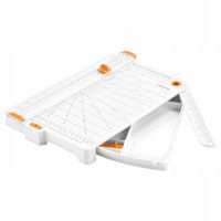 FISKARS GILOTYNA OBCINARKA DO PAPIERU A4 A3 3 OSTRZA TYTANOWE SCHOWEK