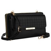 elegancka mini torebka-portfel na długim, doczepianym pasku - 4u cavaldi