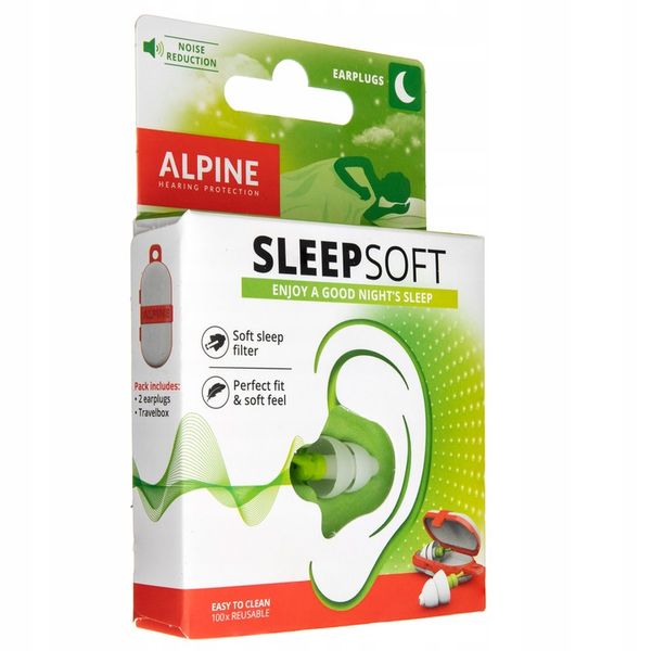 ALPINE SLEEPSOFT ZATYCZKI DO SPANIA CHRAPANIE zdjęcie 2