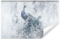 Fototapeta Do Sypialni ABSTRAKCJA Liście Beton Paw Mural 90cm x 60cm