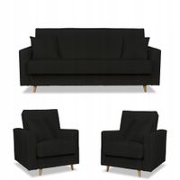 Zestaw mebli wypoczynkowy Rene wersalka kanapa fotele Bonell