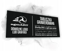 Tabliczka Grawerowana 10x5 cm z Laminatu - Personalizacja Logo Tekst