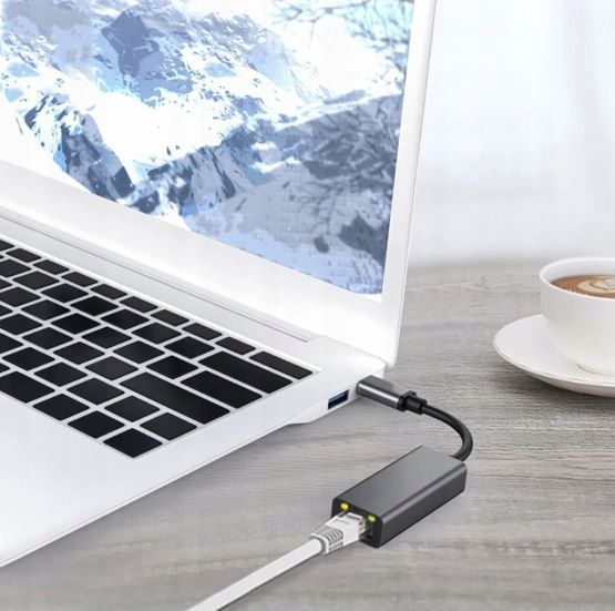 KARTA SIECIOWA ADAPTER LAN USB 3.0 RJ-45 100/1000 MBPS USB-A ETHERNET zdjęcie 5