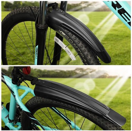 BŁOTNIKI ROWEROWE ROWER ZESTAW KOMPLET PRZÓD TYŁ 2 SZT MTB 24-26 CZARNY na Arena.pl