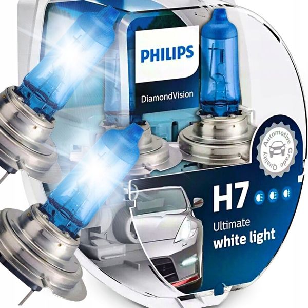 ŻARÓWKI PHILIPS H7 DIAMOND VISION 5000K zdjęcie 5