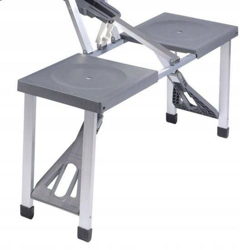 STÓŁ KEMPINGOWY TURYSTYCZNY SKŁADANY Z KRZESŁAMI Redcliffs szary na Arena.pl