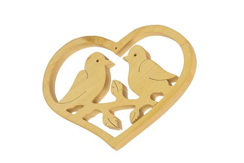 Serce z gołąbkami na Arena.pl