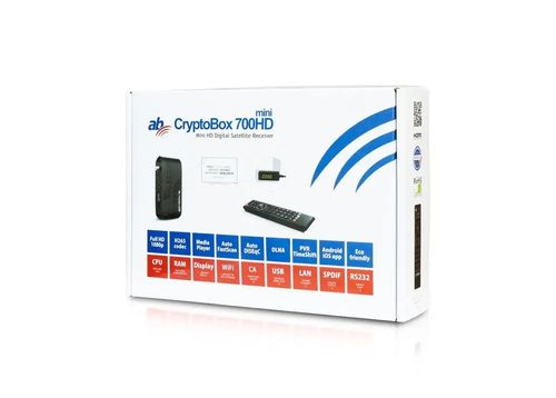 Tuner SAT CryptoBox AB 700HD MINI DVB-S2 H.265 na Arena.pl