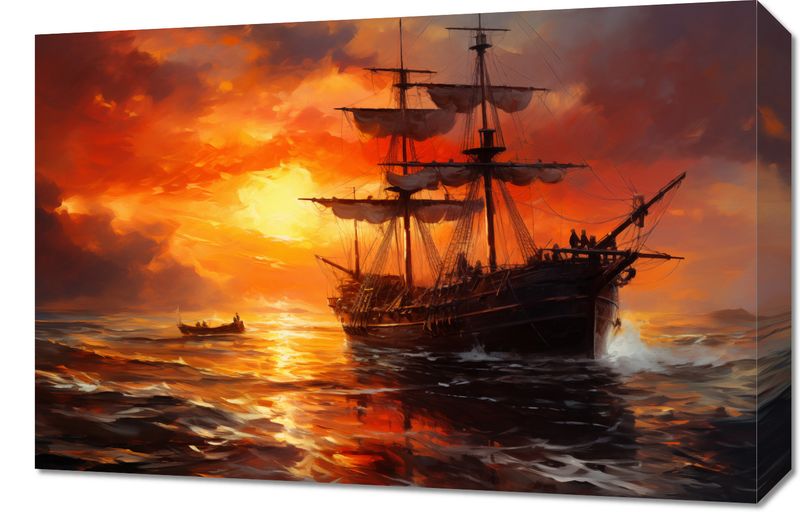 Obraz 60x40cm Ogień na Wodzie zdjęcie 1