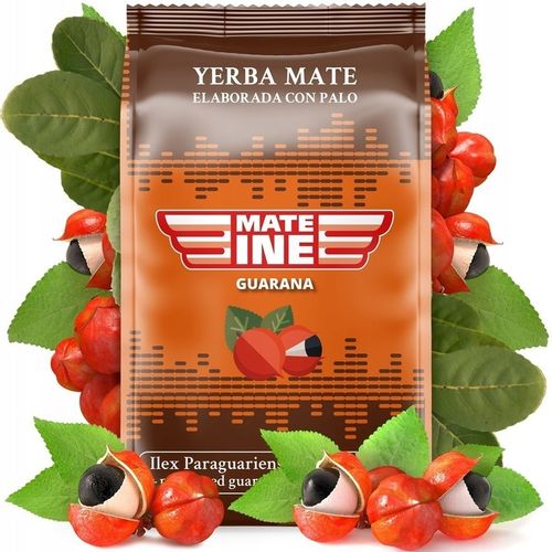 Yerba Mate Mateine Pomarańcza Limon GUARANA 5x500g na Arena.pl