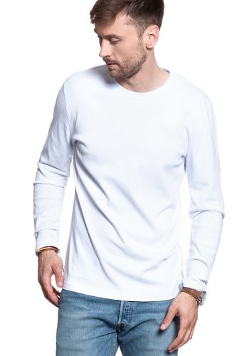 LONGSLEEVE MUSTANG crew neck basic general White 1006810 2045 2XL na Arena.pl