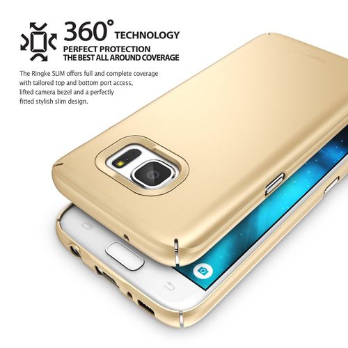BIAŁE ETUI POKROWIEC RINGKE SLIM DO GALAXY S7 na Arena.pl