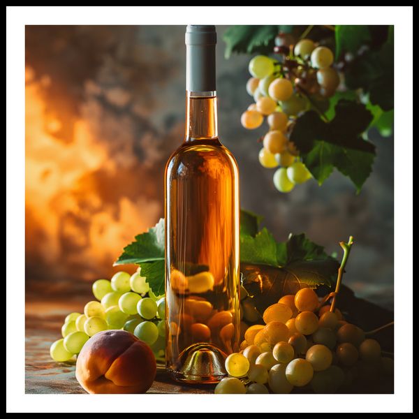 Plakat 60x60cm Bursztynowe Wino zdjęcie 3