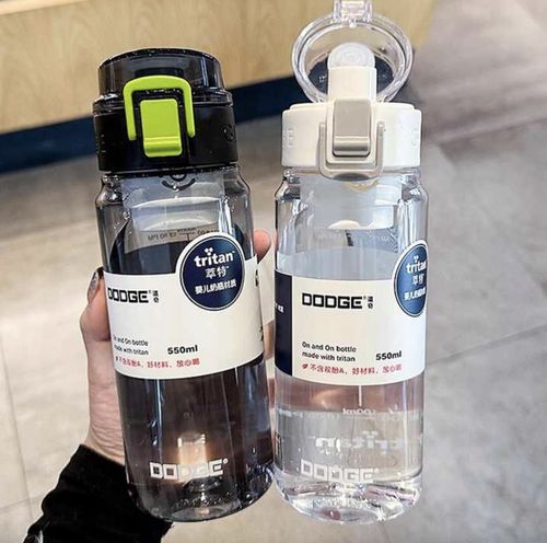 BUTELKA NA WODĘ BIDON 550 ML Z MIARKĄ NA NAPOJE BPA FREE DO SZKOŁY TRITAN na Arena.pl