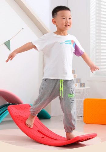 deska do balansowania Wobble z kulką - granatowy MAŁPISZON na Arena.pl