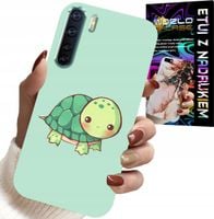 ETUI DO OPPO A91 - SŁODKIE ŻÓŁWKI WZORY DLA DZIECI + SZKŁO