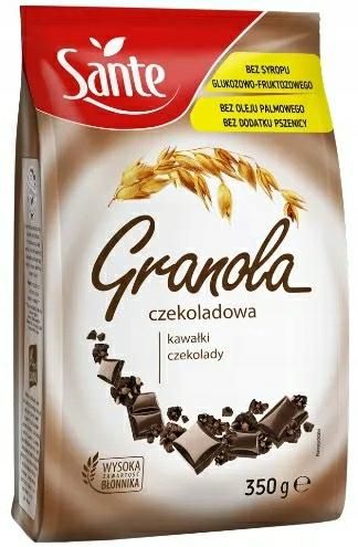 SANTE GRANOLA 350G CZEKOLADOWA zdjęcie 1