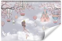 Fototapeta KRÓLICZKI Zamek Księżniczka Chmury Abstrakcja 400cm x 280cm