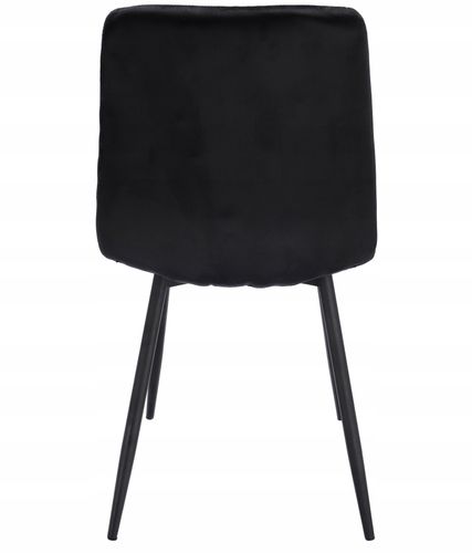 4 x krzesło tapicerowane pikowane welur nowoczesne na Arena.pl