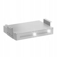 Szuflada podbiurkowa podblatowa Spacetronik 8kg 48x30cm metalowa szara