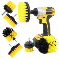 SZCZOTKI SPRZĄTAJĄCE CZYSZCZĄCE NA WIERTARKĘ WKRĘTARKĘ PADY 5 SZTUK