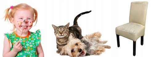 ZESTAW 6 SZT POKROWIEC NA KRZESŁO ZIELONY ŚWIĄTECZNE WZORY ELASTYCZNY na Arena.pl