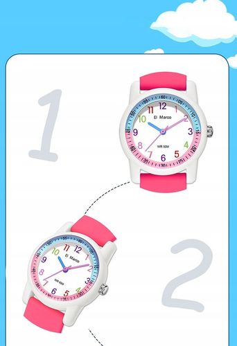 Zegarek Analogowe dla Dzieci w 4+ lat Wodoodporny na Arena.pl