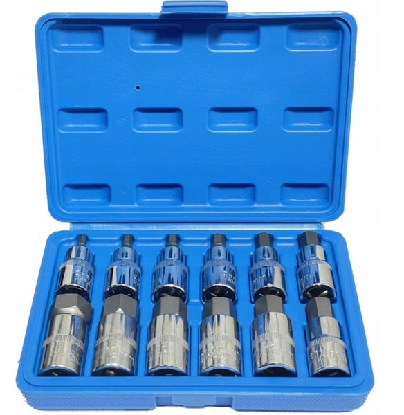 KLUCZE NASADOWE IMBUS 1/2'' H5-H22 NASADKI 12EL zdjęcie 2