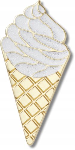 Przypinka Crocs Jibbitz Pin Do Butów Gold Vanilla Waffle Cone na Arena.pl