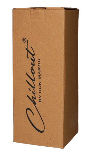 Bongo Szklane Chillout 40 cm Profilowane Fajka Wodna z Lodową Komorą na Arena.pl