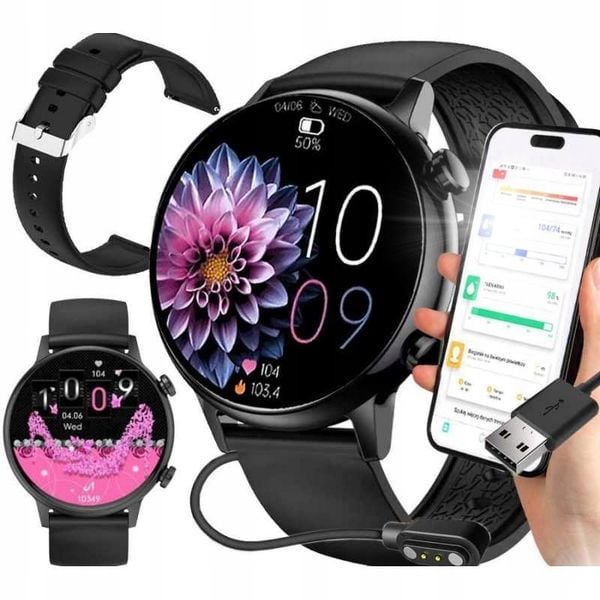 Smartwatch niktrade 10143 czarny zdjęcie 1