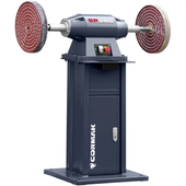 SZLIFIERKA POLERKA CORMAK SP350 350mm GRATOWNICA SATYNIARKA 400V z PODSTAWĄ