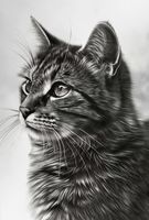 Plakat 67,5x100cm Kocie Wpatrzenie