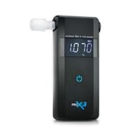 Alkomat PRO X elektrochemiczny czarny z ustnikami