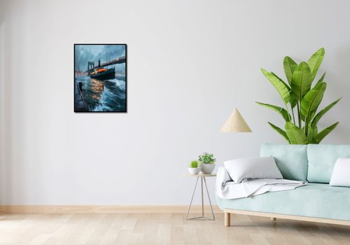 Plakat 50x65cm Stary Parowiec na Arena.pl