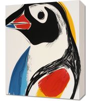 Obraz 40x50cm Portret Ptaka