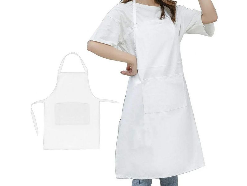 Fartuch kuchenny damski męski ochronny fartuszek zdjęcie 1