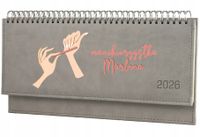 Terminarz stylistki paznokci 2026 tygodniowy kalendarz leżący biurkowy