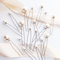 Komplet kokówek szpilek PERŁY do ślubnej fryzury KOKONET 4-0164