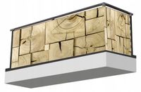 Osłona na balkon dekoracja balkonu DREWNO dechy