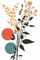 Plakat 68x101cm Rozkwitające Życie