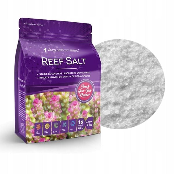 Aquaforest Reef Salt 2kg - sól morska - rafowa zdjęcie 8