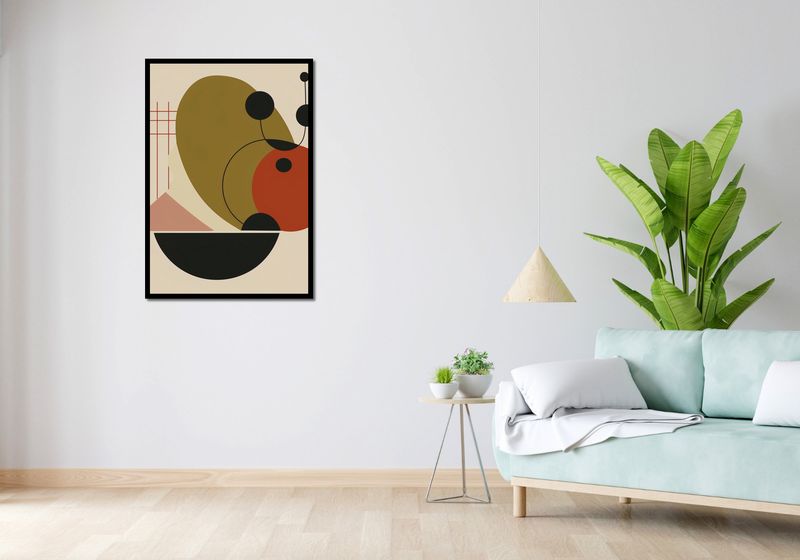 Plakat 70x100cm Geometryczny Balans zdjęcie 4