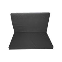 materac gimnastyczny 120х100х8 cm dwuczęściowy - grafitowy