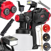 AGREGAT MALARSKI PISTOLET ELEKTRYCZNY DO MALOWANIA ŚCIAN 3 DYSZE 650W 80DIN