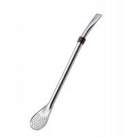 Bombilla Anillo Burgundy do Yerba Mate 19 cm - Śliwkowy pierścień