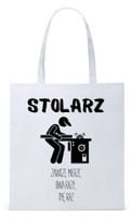 Dla Stolarza Na Prezent Torba Eco Biała Shopper Z Nadrukiem Ze Zdjęciem