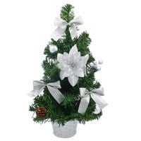 SZTUCZNA CHOINKA W DONICZCE CHOINKA UDEKOROWANA 40 cm DEKORACJA ŚWIĄTECZNA