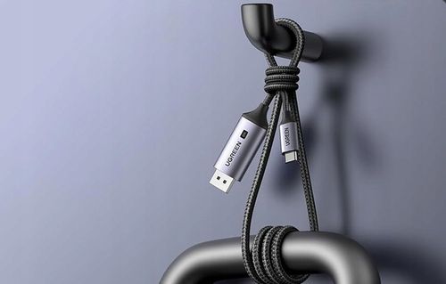 KABEL USB-C DISPLAYPORT UGREEN 8K 60Hz HDR HDCP2.3 eARC MOCNY PRZEWÓD 1M na Arena.pl