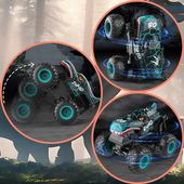 SAMOCHÓD MONSTER TRUCK ZDALNIE STEROWANY DINOZAURY PREZENTY DLA DZIECI